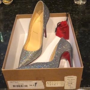 Christian Louboutin Glitter Disco Ball  Pumps